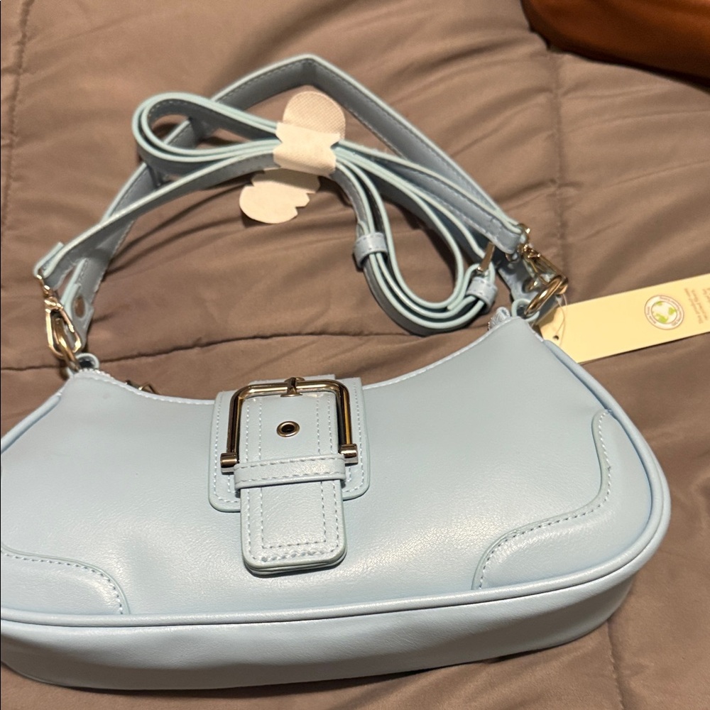No Boundaries Light Blue Shoulder Bag